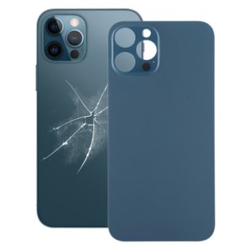 Blue Battery Back Cover for iPhone 12 Pro Max - Easy Replacement - 1
