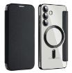 Samsung Galaxy S24+ 5G MagSafe Magnetic RFID Anti-theft Leather Phone Case - 1