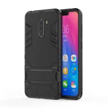 Shockproof PC + TPU Case for Xiaomi Pocophone F1 with Holder - 1