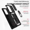 Samsung Galaxy S21 Ultra 5G Sliding Camshield Holder Phone Case - Black - 3