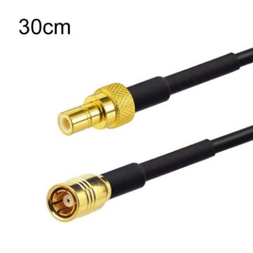 30cm SMB Male to Female Antenna Extension Cable RG174 Coaxial Cable - 1