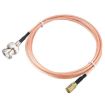 30cm RF Coaxial Cable BNC Male To SMB Female RG316 Adapter Extension Cable - 2