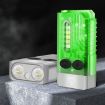 V10 Portable Keychain Light USB Rechargeable Mini Flashlight - 2