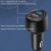 S-31 65W Dual Port Car Fast Charger - Auto Cigarette Lighter - 4