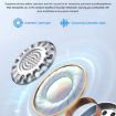 GT95 Bluetooth Earphone Smart Watch - Silver - 9