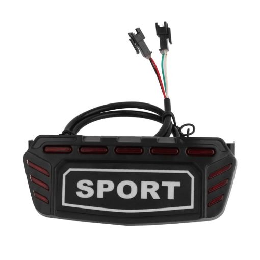 KUGOO M5 AIMITE Electric Scooter Rear Tail Light - Black - 1
