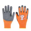 TPE Children Cartoon Gloves Hamster Parrot Size S Orange - 1