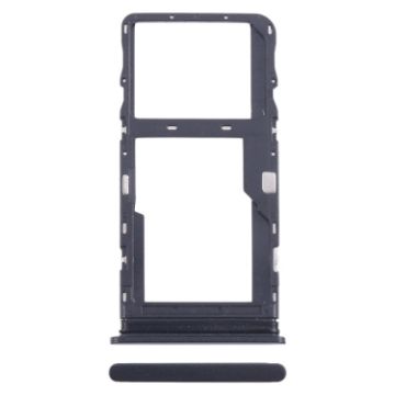TCL 20L/20 Lite SIM Card Tray + Micro SD Tray - Black - 1