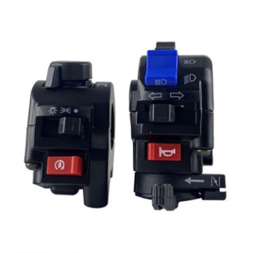 QJ Storm Taizi 150 Motorcycle Handlebar Switch Assembly (Black) - 1