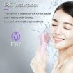 Sonic Waterproof Facial Cleansing Brush - Purple - 5