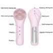 Sonic Waterproof Facial Cleansing Brush - Purple - 6