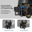 PULUZ Magnetic Quick Release Helmet Chin Strap Mount - Black - 6