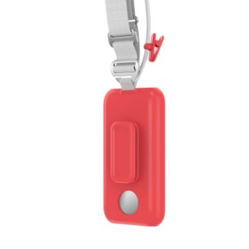 Apple Vision Pro Battery PC Case Holder with Belt Clip and Shoulder Strap - Red - 1