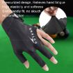 GUTENG Three Finger Thin Breathable Snooker Billiard Gloves - 4