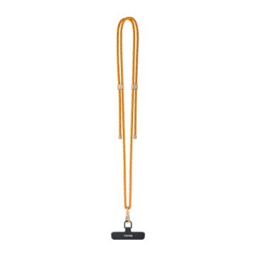 Benks GS01 Adjustable Braided Phone Lanyard - Orange - 1