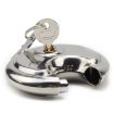 70mm Anti-Theft Pure Copper Round Padlock - 2