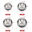 70mm Anti-Theft Pure Copper Round Padlock - 3
