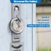 70mm Anti-Theft Pure Copper Round Padlock - 6