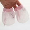Newborn Baby Anti-Scratching Mesh Mittens - Yellow - 4