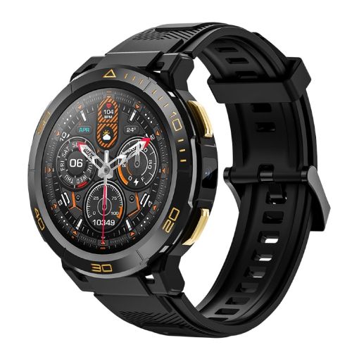 LEMFO Z1 1.43" AMOLED Smart Watch, 4G Android 8.1 2GB+16GB (Black) - 1