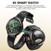 LEMFO Z1 1.43" AMOLED Smart Watch, 4G Android 8.1 2GB+16GB (Black) - 4