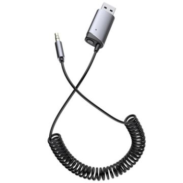 AUX Car Bluetooth Receiver Adapter 3.5mm TF Card Slot - 1