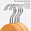 Solid Wooden Clothes Rack Anti-skid Clothes Hanger (Eucalyptus Grade 1) - 5