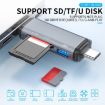 ADS-307 Data Transfer OTG Adapter USB/Type-C/Micro Plug Reader - 8