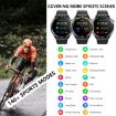 F200 Smart Health Watch ECG Blood Sugar Monitoring 1.55" Screen Black Leather - 3