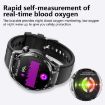 F200 Smart Health Watch ECG Blood Sugar Monitoring 1.55" Screen Black Gray - 7