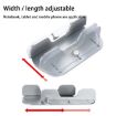 Aluminum Laptop Vertical Storage Stand - Large Gray Black - 4