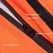 SULAITE Outdoor Motorcycle Riding Full Body Raincoat Suit - Size L - Orange - 6