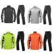 SULAITE Outdoor Motorcycle Riding Raincoat Suit, Size M - Green - 2