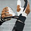 SULAITE Motorcycle Riding Gloves, Size L - Gray - 8