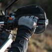 SULAITE Motorcycle Riding Gloves, Size L - Gray - 9