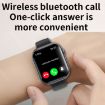 Smart Watch F70 2.1" Blood Sugar/Oxygen Monitor, SOS Alarm - Black Silver - 8