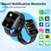 F70 Smart Watch with Blood Sugar/Oxygen Monitoring, SOS Alarm - Black - 4