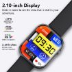 Smart Watch F70 2.1" Blood Sugar/Oxygen Monitor, SOS Alarm, 100+ Sports Modes - 6