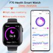 Smart Watch F70 2.1" Blood Sugar/Oxygen Monitor, SOS Alarm, 100+ Sports Modes - 9