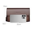 WEIXIER W129 Men Magnetic Buckle Clutch Bag - Brown - 3