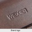WEIXIER W129 Men Magnetic Buckle Clutch Bag - Brown - 6