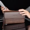 WEIXIER W129 Men Magnetic Buckle Clutch Bag - Black - 2