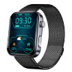 Black Milan Smart Watch with Bluetooth Calls/ECG/Blood Analysis - 1