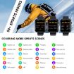 Black Milan Smart Watch with Bluetooth Calls/ECG/Blood Analysis - 3