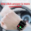 Black Milan Smart Watch with Bluetooth Calls/ECG/Blood Analysis - 7