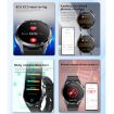 Black Bamboo Smart Watch with ECG/Blood Oxygen/Blood Sugar Support - 8