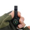 Outdoor Survival Whistle Compass with Mountaineering Buckle - 6