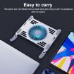 R- JUST HZ44 Aluminum Laptop Cooling Stand Silver - 7