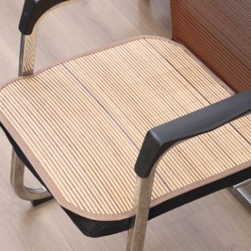 Double Thickened Cooling Mat Seat Cushion 35x35cm (Carbonized Bamboo) - 1