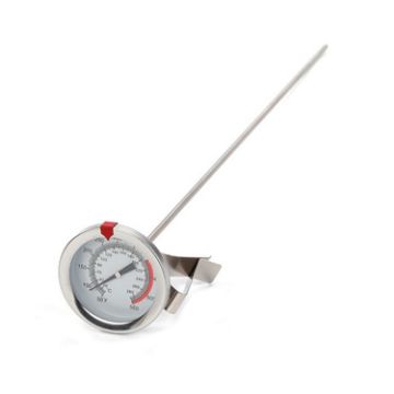 20cm Stainless Steel Thermometer with Pot Clip for Cooking and Frying - 1